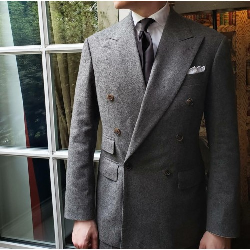 Classic Mid Grey Flannel by WW Chan